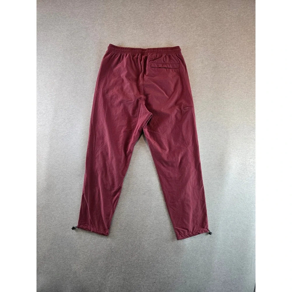 Jordan Essentials Woven Trousers Mens Large Burgundy Nylon Pants DQ7509-680